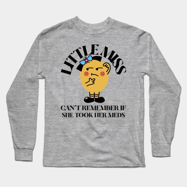 little miss mental health Long Sleeve T-Shirt by hunnydoll